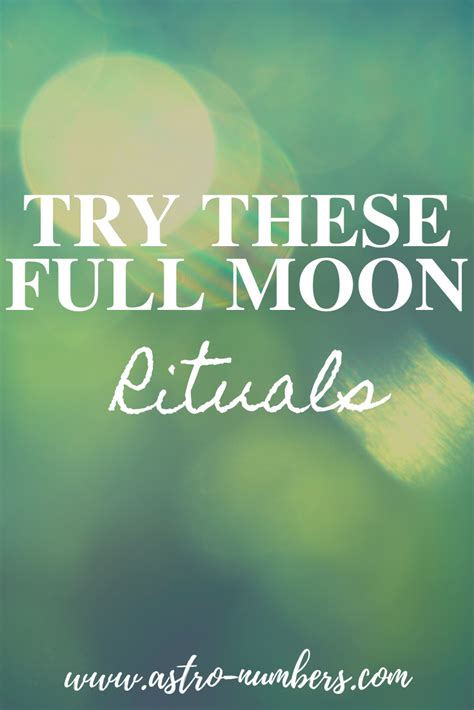 Full Moon Magic: Aligning with the Natural Rhythms of the Universe